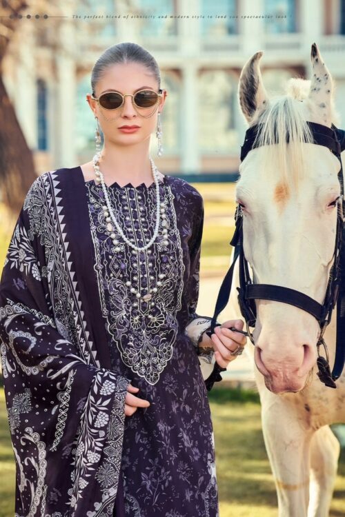 Traditional Embroidered Kurta With Dupatta