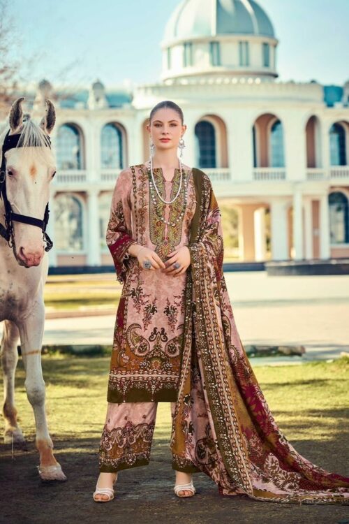 Luxury Embroidered Lawn Suit