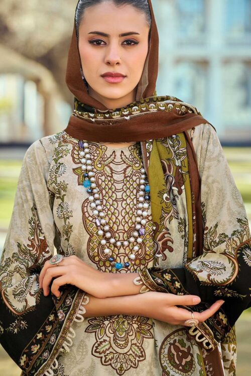 Elegant Ethnic Printed Kurta Set with Dupatta